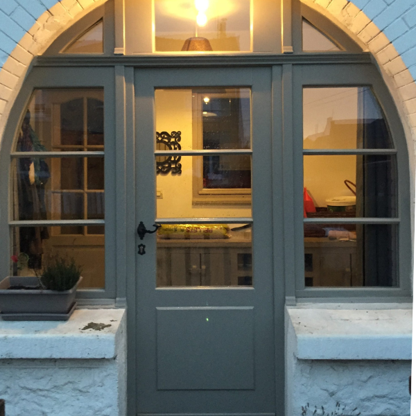 Fenêtre bois aluminium design