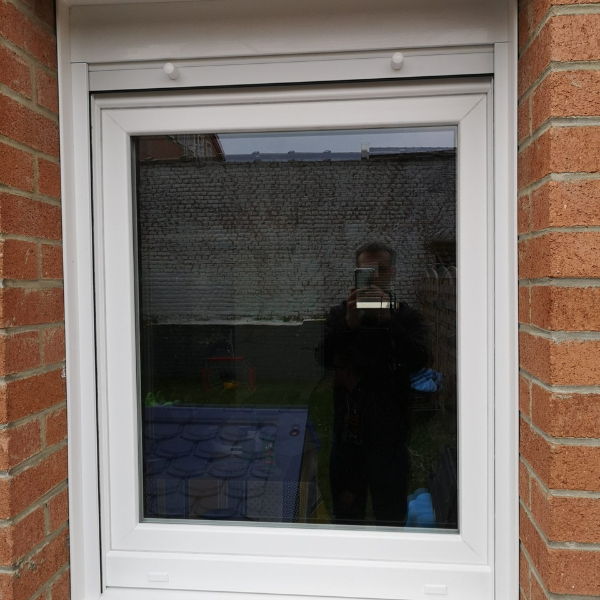 Fenêtre PVC blanche moderne