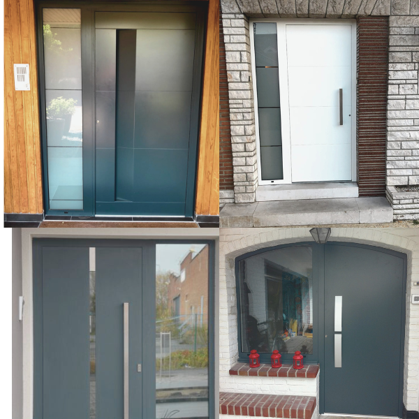 Porte d’entrée aluminium - réalisation