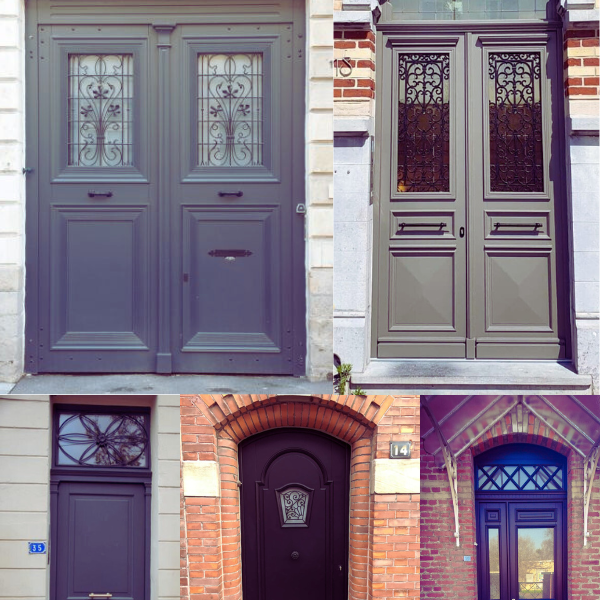 Porte d’entrée bois - réalisation