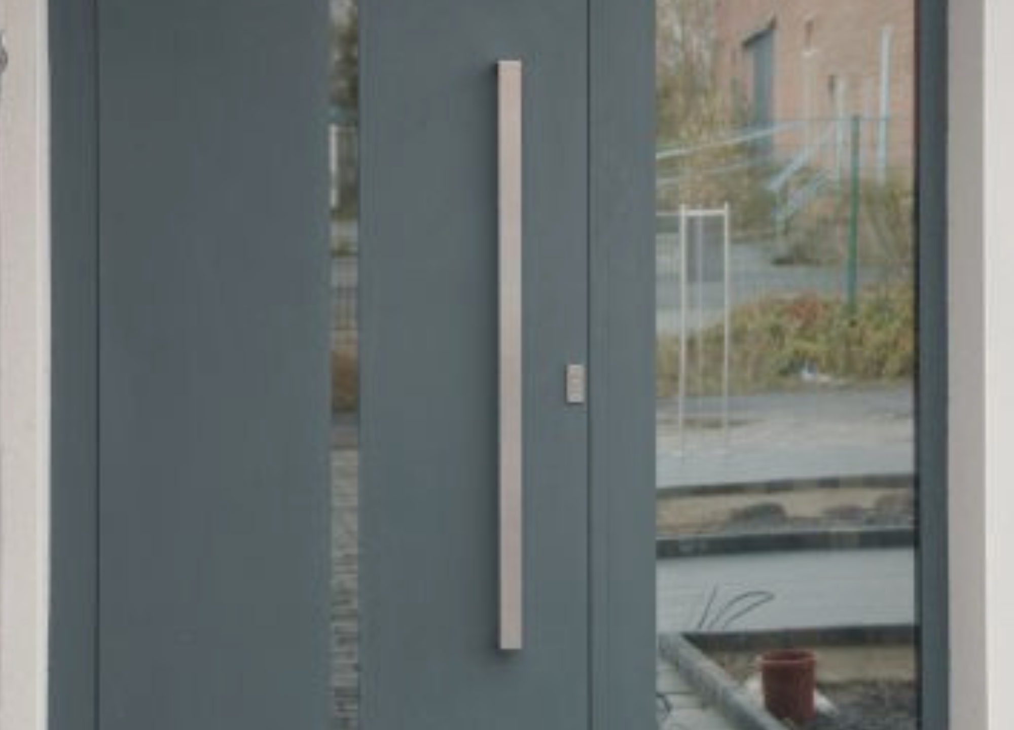 Porte Alu Orange Fenetre