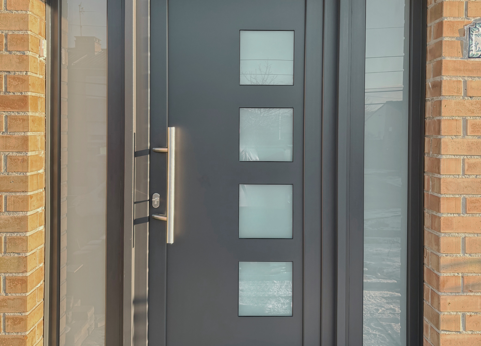 Porte PVC Orange Fenetre