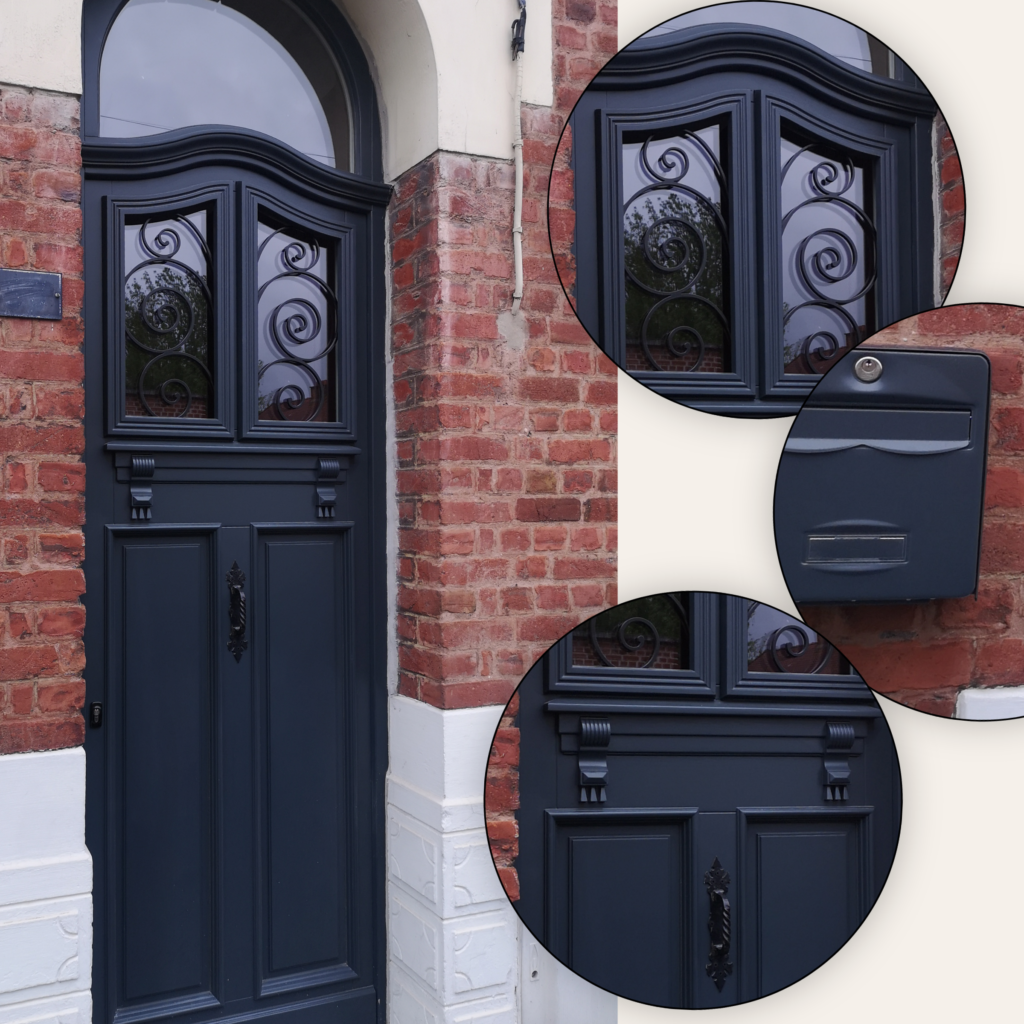 Porte Bois Orange Fenetre