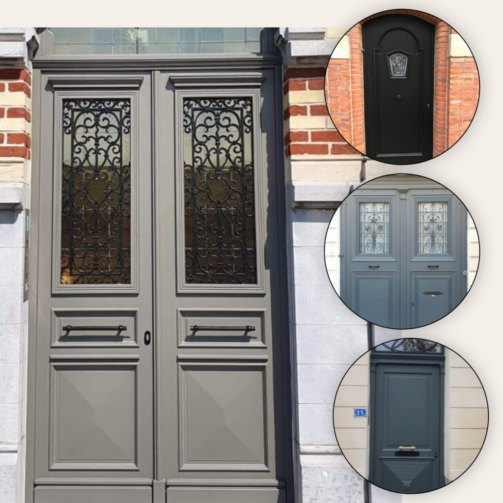 Porte Bois Orange Fenetre