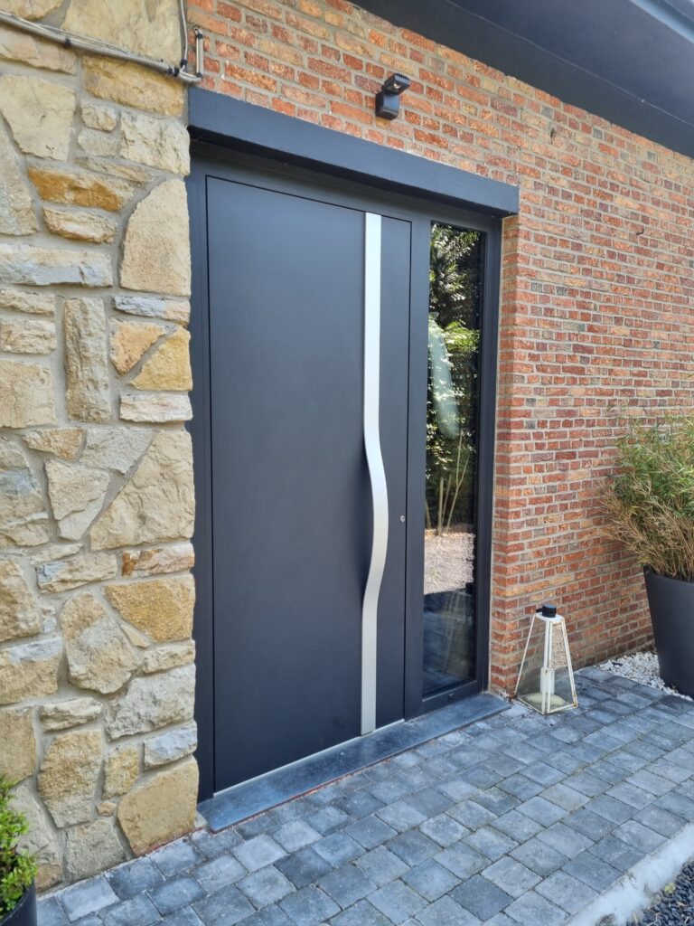 Porte Alu Orange Fenetre